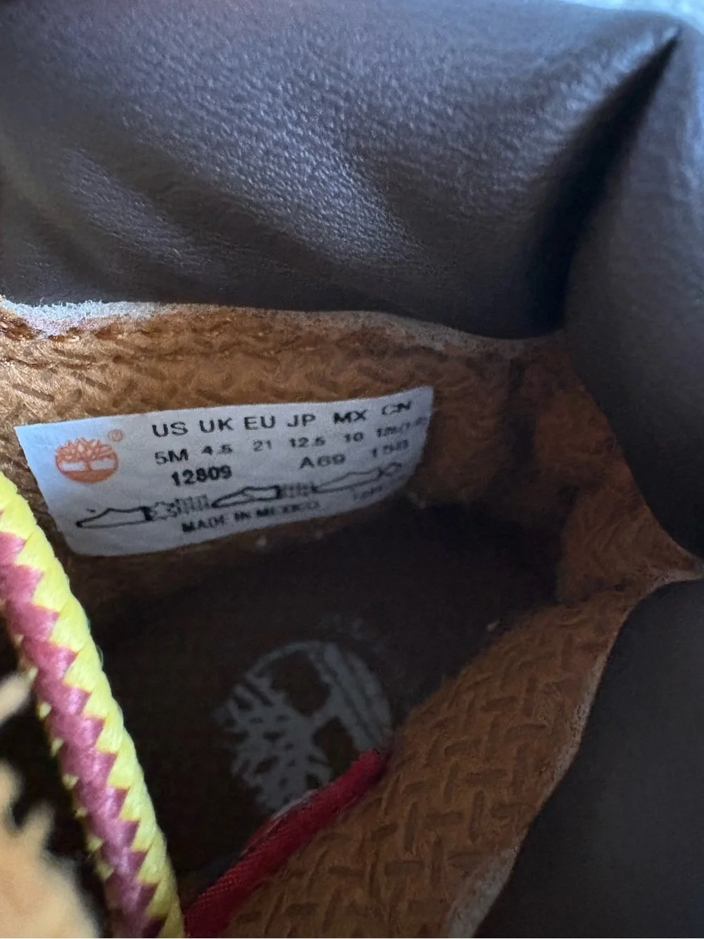 Timberland Kids Brown Wheat Nubuck Ankle Boots